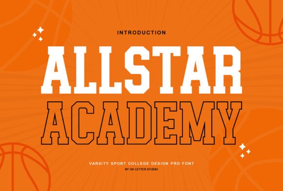 Allstar Academy: The Font That Scores Big