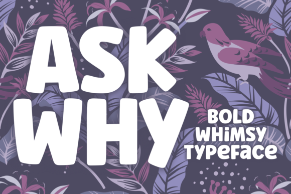 Ask Why: The Bold Display Font That Brings Designs to Life