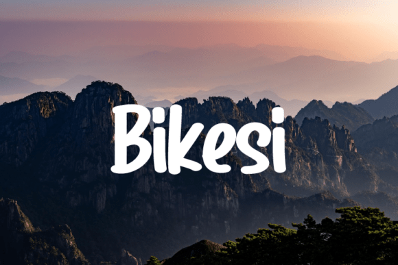 Bikesi: A Modern Typeface for Flexible Design