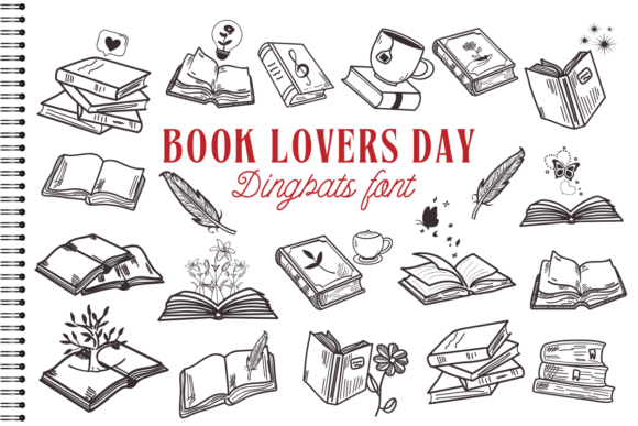 Celebrate Reading: The Book Lovers Day Font