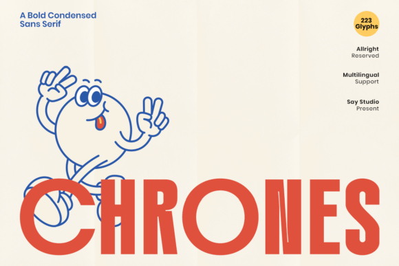 Chrones: The Bold Sans Serif That Commands the Room