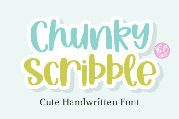 Chunky Scribble: The Playful Font for Creative Projects