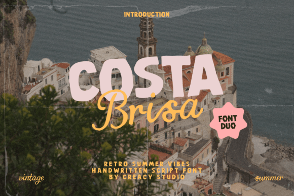 Costa Brisa Duo: Golden Hour Typography