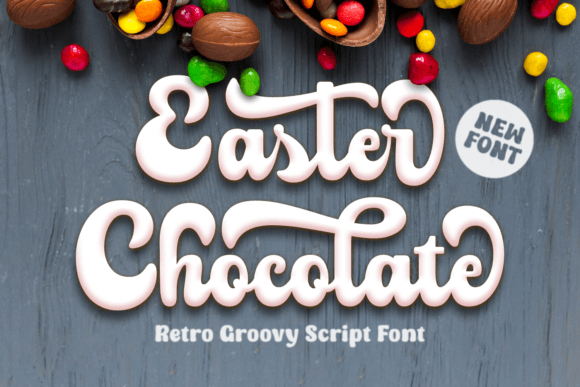 Easter Chocolate: A Handwritten Font for Authentic Branding