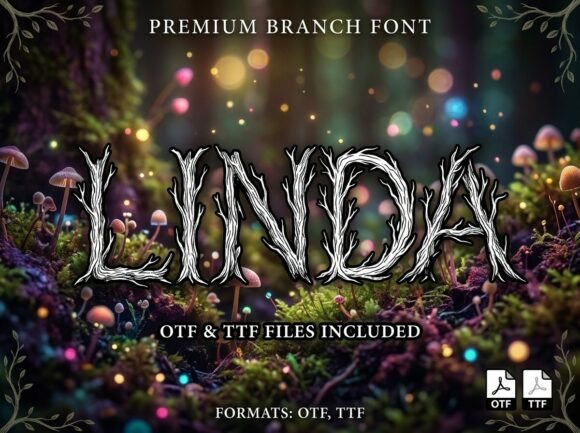 Linda: A Display Font for Bold, Artistic Statements