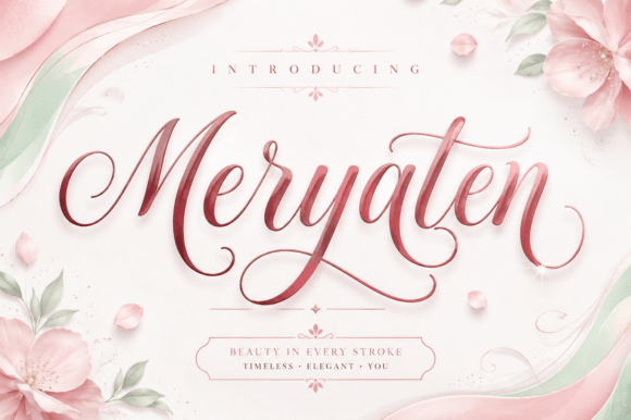 Meryaten: Where Modern Calligraphy Meets Refined Elegance