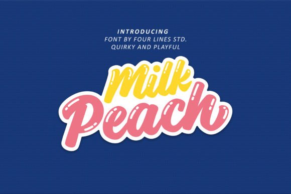 Milk Peach: A Font That Brings Whimsy to Your Brand