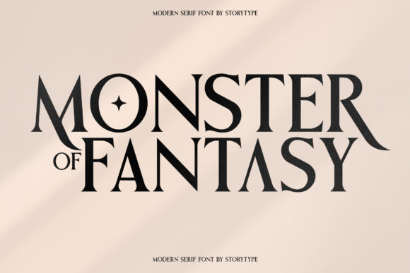 Monster of Fantasy: A Modern Serif for Elegant & Luxury Design