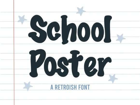 School Poster: Capturing the Joy of Hand-Lettered Bulletin Boards