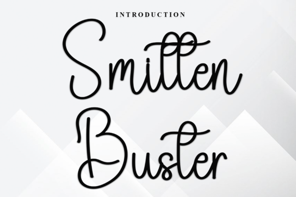 Smitten Buster: A Typeface for Festive Holiday Designs