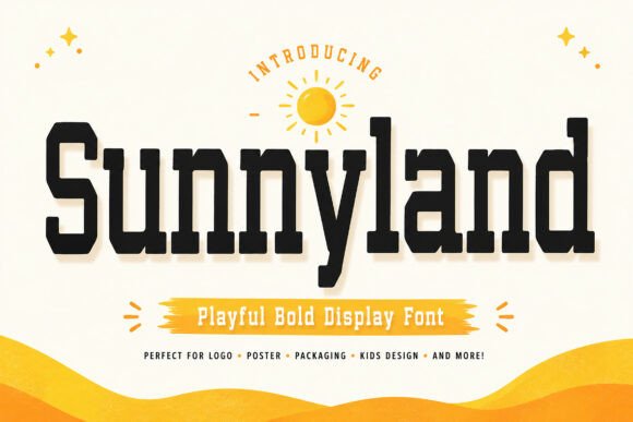 Sunnyland: Your Go-To Font for Retro Summer and Playful Branding