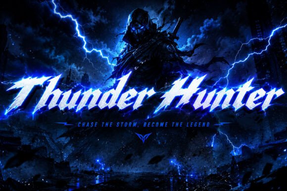 Unleash Bold Impact with the Thunder Hunter Typeface