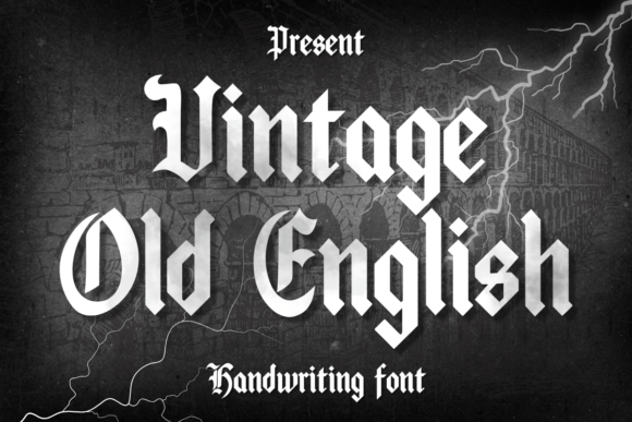 Vintage Old English: A Blackletter Font for Authentic Design